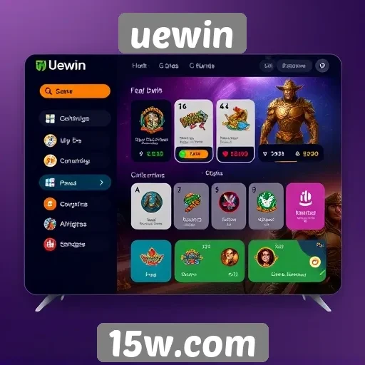 Interface do usuário do uewin e sua eficiência